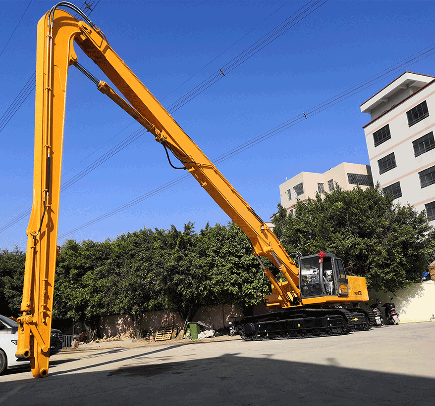 挖機打樁臂,打樁臂改裝
