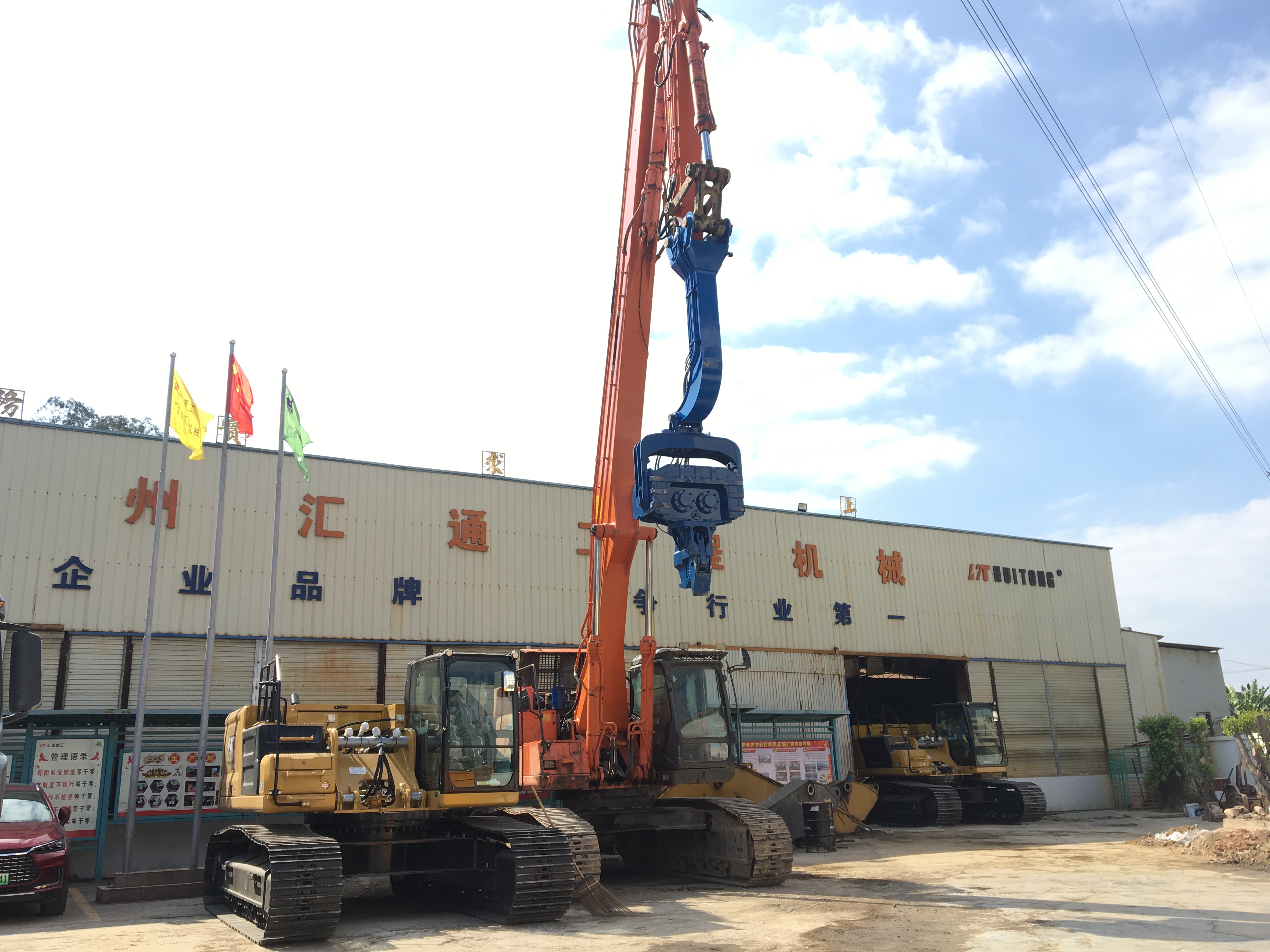 挖掘機(jī)打樁臂、打樁臂、挖掘機(jī)打樁臂廠家