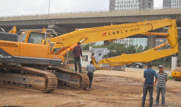 挖掘機拆樓臂、三段式加長臂、挖掘機拆樓臂廠家