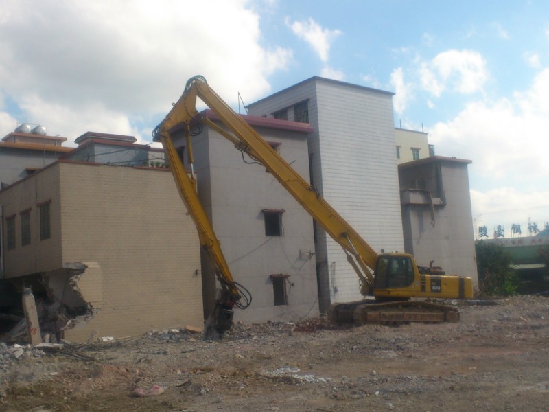 挖掘機拆樓臂、三段式加長臂、挖掘機拆樓臂廠家